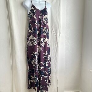 Simply vera  Vera Wang Women Dress PS Floral long, Sleeveless Adjustable strap